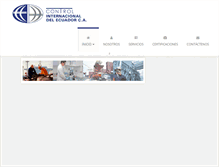 Tablet Screenshot of controlinternacional.com